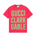 Gucci 457095 Logo print cotton jersey Men Women’s T-shirt G38714