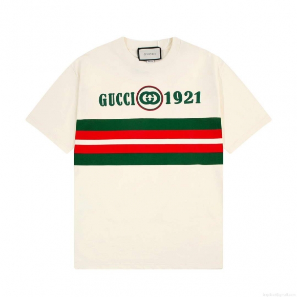 Gucci 457095 Logo print cotton jersey Men Women’s T-shirt G38719