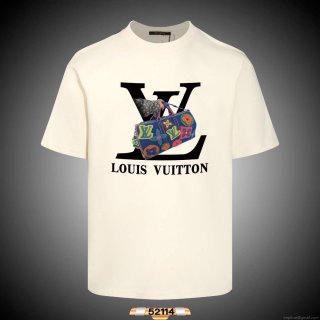 Louis Vuitton Men’s Women’s Short Sleeve T-shirt L36825