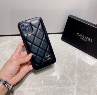 Chanel Apple Iphone Leather Premium Deluxe Phone Case Protection 10615