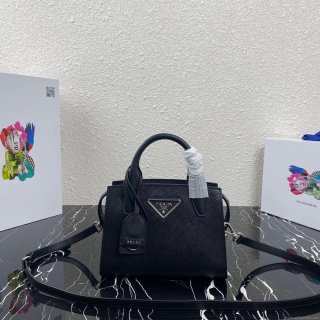 Prada 1BA269 Small Prada Kristen Saffiano bag Black