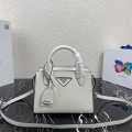 Prada 1BA269 Small Prada Kristen Saffiano bag White