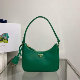 Prada 1BC204 Saffiano Leather Mini-Bag Green