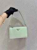 Prada 1BC155 Saffiano leather mini bag Green