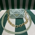 Prada 1BD329 Satin mini-bag with Crystals Green