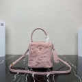 Prada 1BA373 Prada Panier shearling mini-bag Pink