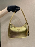 Prada 1BC204 Saffiano Leather Mini-Bag Gold