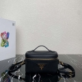 Prada 1BH202 Leather Mini Bag Black