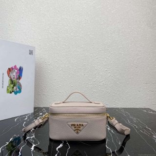 Prada 1BH202 Leather Mini Bag Water Lily