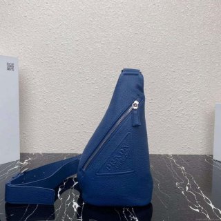 Prada 2VZ098 Prada Cross Leather Bag Blue