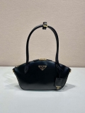 Prada 1BA427 Small leather handbag Black