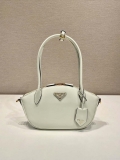 Prada 1BA427 Small leather handbag White