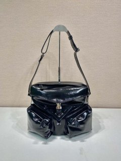 Prada 2VD062 Leather shoulder bag Black