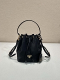 Prada 1BE067 Re-Nylon Satin mini-bag Black