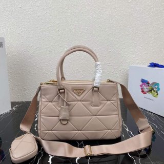 Prada Small Prada Galleria Saffiano Leather bag 1BA863 Apricot