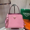 Prada 1BA282 Medium Saffiano Leather Prada Matinee Bag Pink