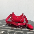 Prada 1BH204 Prada Re-Edition 2005 Nylon Bag Red