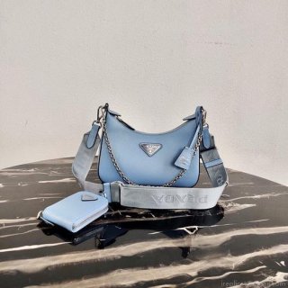 Prada 1BH204 Prada Re-Edition 2005 Saffiano leather Bag in Light Blue