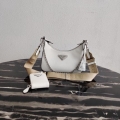 Prada 1BH204 Prada Re-Edition 2005 Saffiano leather Bag in White Silver