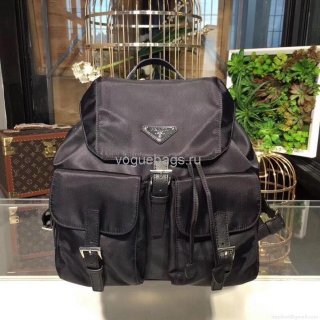 Prada 1BZ811 Nylon Backpack Bag in Black