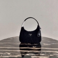 Prada 1NE515 Re Edition 2000 Shearling Mini Bag Black