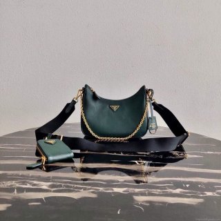 Prada 1BH204 Prada Re-Edition 2005 Saffiano leather Bag in Dark Green