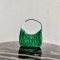 Prada 1NE204 Prada Nylon and Saffiano Leather Mini Bag in Green