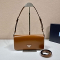 Prada 1BD323 Brushed leather Prada Femme bag Brown