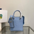 Prada 1BA333 Small Saffiano leather handbag Blue