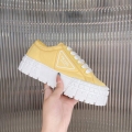 Prada 1E260M Double Wheel nylon gabardine sneakers Yellow