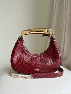 Tom Ford Red Python skin Leather Bianca Mini Hobo 5520708811