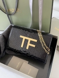 Tom Ford 5520743975 Black Python Evening Tf Disco Bag