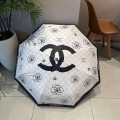 Chanel Three Fold Automatic Folding Sun Umbrella C855638