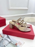 Valentino 3W2S0C47VOD Rockstud Flat Slide Sandal V98831 60 MM