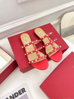 Valentino 3W2S0C49VOD Rockstud Flat Slide Sandal V98834