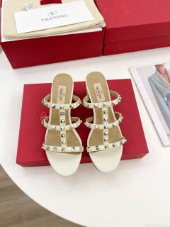 Valentino 3W2S0C47VOD Rockstud Flat Slide Sandal 60MM V98841