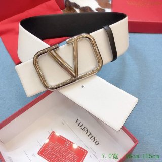 Valentino Belts Designer Valentino Buckle Leisure Belt Wide 7.0CM V00822