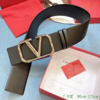 Valentino Belts Designer Valentino Buckle Leisure Belt Wide 7.0CM V00827