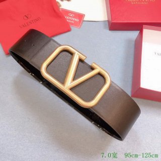 Valentino Belts Designer Valentino Buckle Leisure Belt Wide 7.0CM V00838