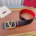 Valentino Belts Designer Valentino Buckle Leisure Belt Wide 7.0CM V00858