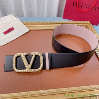 Valentino Belts Designer Valentino Buckle Leisure Belt Wide 7.0CM V00860