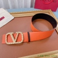 Valentino Belts Designer Valentino Buckle Leisure Belt Wide 7.0CM V00862