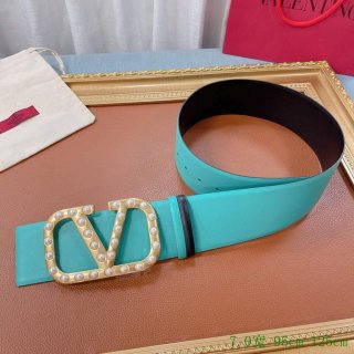 Valentino Belts Designer Valentino Buckle Leisure Belt Wide 7.0CM V00863