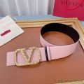 Valentino Belts Designer Valentino Buckle Leisure Belt Wide 7.0CM V00876