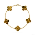 Van Cleef & Arpels Vintage Alhambra bracelet, 5 motifs VCARD35600 Yellow gold