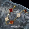 Van Cleef & Arpels Vintage Alhambra bracelet, 5 motifs Vca581123 Yellow gold