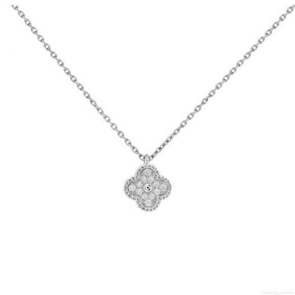 Van Cleef & Arpels Sweet Alhambra Pendant VCARO85900 white gold