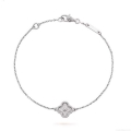 Van Cleef & Arpels Sweet Alhambra bracelet 1 motif VCARO85600 white gold