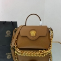 Versace DBFI039 La Medusa Medium Handbag 1039 Tan