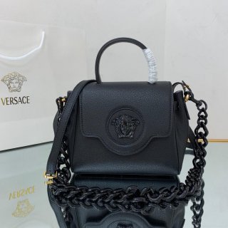 Versace DBFI040 La Medusa Small Handbag 1040 Black